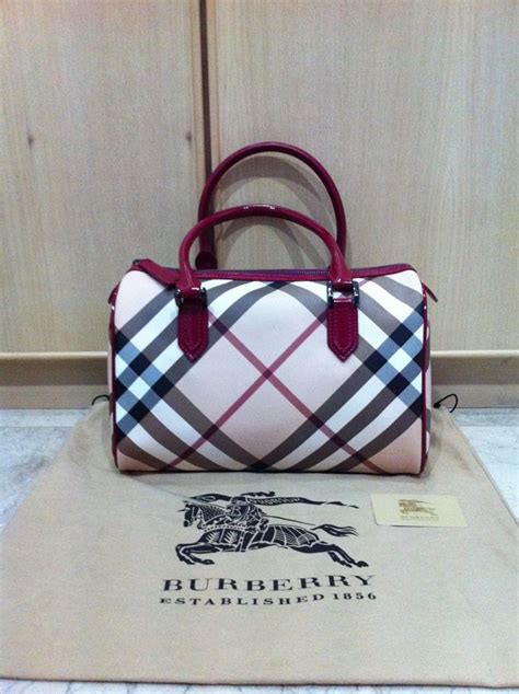 burberry black bowling bag|Burberry large tote bags.